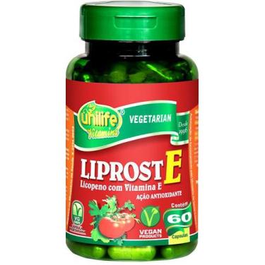 Imagem de Liprost E Licopeno com Vitamina E Unilife 60 cápsulas de 450mg
