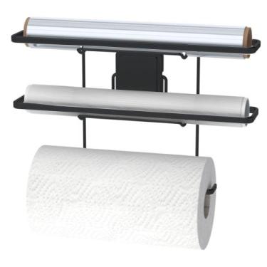 Imagem de Porta Papel Toalha Pvc Alumínio Suporte Adesivo - Future Industria Met