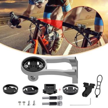 Imagem de BIKOOCO Suporte de computador de ciclismo - Suporte GPS frontal versátil para Wahoo, Garmin, Bryton, Cateye - compatível com guidão de 32 mm - ideal para mountain bikes e mais