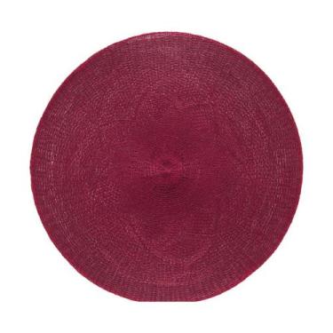 Imagem de Jogo americano redondo 1 unidade -  Renda Merlot - Copa & Cia