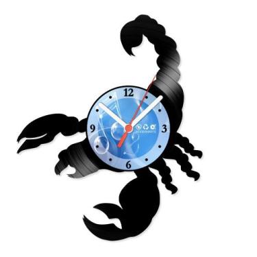 Imagem de Relógio De Parede Disco Vinil Animais - Escorpião - VAN-095 - Modernar