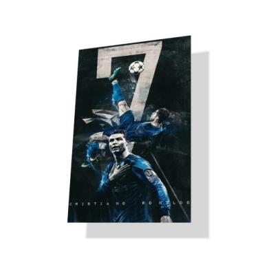 Imagem de Quadro Decorativo Cr7 Jogador De Futebol 20x30cm DCOR1 - CP