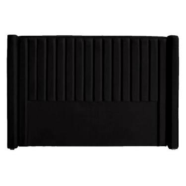 Imagem de Cabeceira Ripada Estofada Para Cama Box Casal Queen - Suede - Várias C