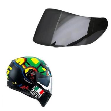 Imagem de Viseira Capacete Agv K3 SV/K1 Cromada - Polivisor