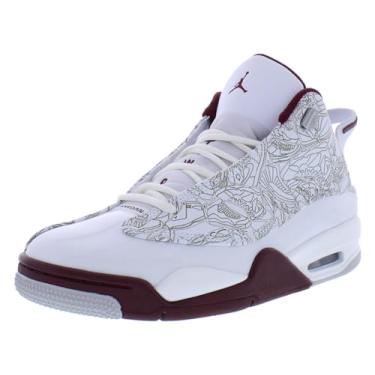 Imagem de Nike Tênis de basquete masculino Jordan Dub Zero Cherrywood, Branco/Vermelho-Branco, 13