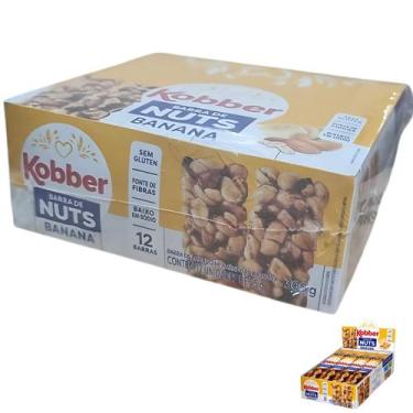 Imagem de Barra De Cereal Kobber Classic Nuts Caixa C/12un Sem Glúten