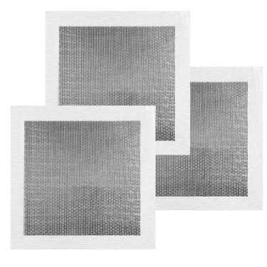 Imagem de 3 peças de remendo de reparo de drywall de 7,87 polegadas, remendo de reparo de drywall autoadesivo e kit de reparo de fibra de vidro, remendo de reparo de furo de parede seca resistente para placa de