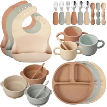 Imagem de Conjunto de Alimentação para Bebês Yinder - Silicone - Método BLW (24 