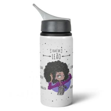 Imagem de Garrafa Squeeze NK Signos - Ela é de Leão - 600ml - JPS INFO