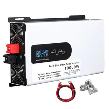 Imagem de 2025 Novo inversor de onda senoidal pura, 12V 24V 48V 60V 72V a 110V/220V 5000W/10000 WATT PEONE,60v to 110v