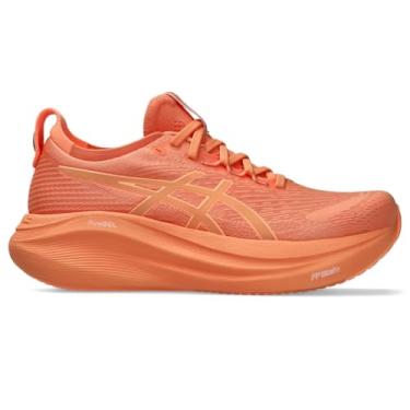 Imagem de ASICS Tênis de corrida feminino Gel-Nimbus 27, Lite-show/Mojave, 35