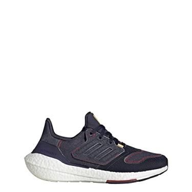 Imagem de adidas T nis de corrida masculino Ultraboost 22, Azul-marinho/azul-marinho/vermelho v vido, 10