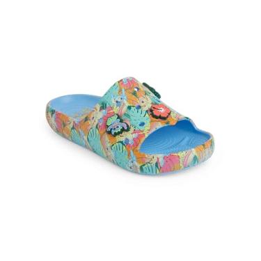 Imagem de Crocs Sandálias clássicas unissex para adultos 2.0, sandálias femininas e masculinas, Azul, 40