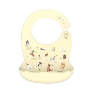 Imagem de Babador de Bebê de Silicone à Prova d'Água - Ajustável com Design de D