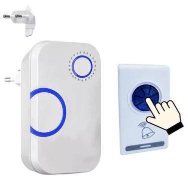 Imagem de Campainha Wireless Externa/Interna – Sem Fio, Resistente à Água, 38 Melodias, Longo Alcance
