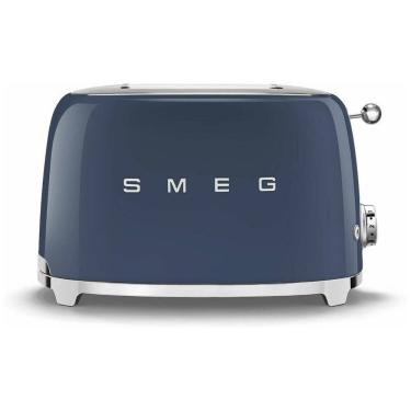Imagem de Torradeira SMEG 2 Fatias com 6 Configurações e Função de Descongelamento Azul Marinho
