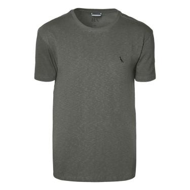 Imagem de Camiseta Reserva Regular Frame Masculina Cinza Escuro-Masculino