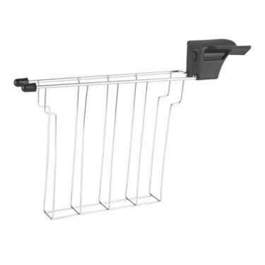 Imagem de IEUDNS Suporte para fatias de pão, acessórios para sanduíche, torradeira, forno, prateleira para pão, torradeira, grelha para grelhar, assar, grelhar, Preto