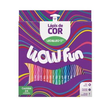 Imagem de LÁPIS DE COR WOW 24 CORES REDONDO LEO&LEO