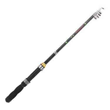 Imagem de Haste de Micro Pesca, Mini -pescador Longo Longo de Quatro Camadas Super Hard River River Ultra Short Telescópico do Mar Telescópico Haste de Pesca de Gelo (1,2m / 3,9ft)