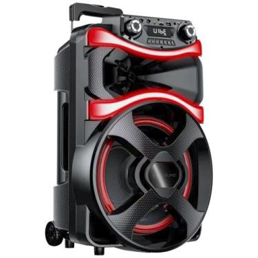 Imagem de Caixa de Som Amplificada Vibe Sound V12 800W Bluetooth com Microfone -