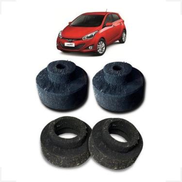 Imagem de HB20 Todos Kit Lift Calço de Mola Dianteiro Traseiro 5cm - Borfix