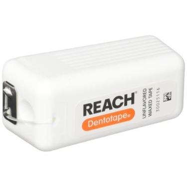 Imagem de Fio dental Reach Dentotape encerado 100 m sem sabor (6 unidades)