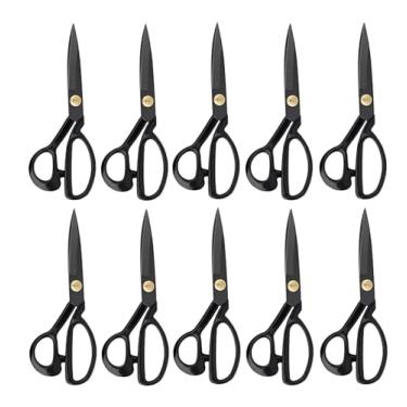 Imagem de Kit Com 10 Tesouras Costura Reforçada Profissional Alfaiate 9 (titanium) Tam:09 Cor:310 - NYBC Fabricada Em Titânio Premium E Aço Alemão, Esta Tesoura Oferece Precisão Incomparável