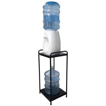 Imagem de Suporte Armário De Cozinha Para Bebedouro, 2 Níveis, Galão Água, Bombona, Purificador Elétrico, Filtro Barro, Multiuso