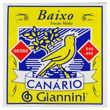 Imagem de Encordoamento Inox Contra-Baixo com Chenilha - Giannini