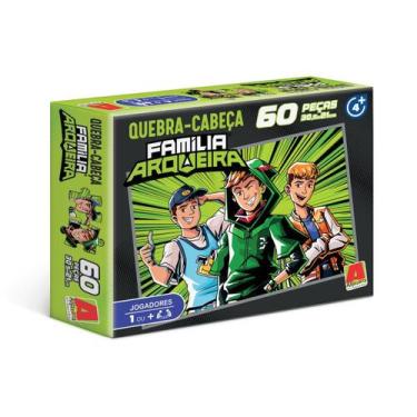 Imagem de Quebra Cabeça Puzzle Familia Arqueira 60 Peças - ALGAZARRA