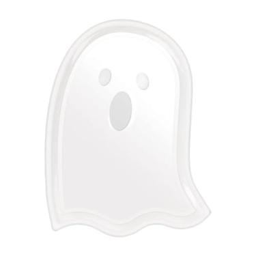 Imagem de Fxzqgnh Bandeja de Servir de Halloween, Decoração de Festa, Utensílios de Mesa, Fruteira Multiuso, Prato de Servir para Frutas Secas, Doces, Comida para Reuni, em Forma de Fantasma, Tamanho real