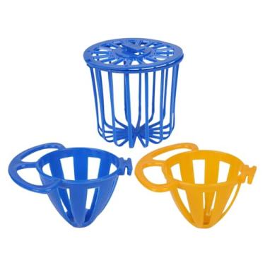Imagem de ShengQuanHao 3x Gaiola para Pássaros com Suporte para Comida, Cesta de Frutas E Vegetais Multiuso para Periquitos, Brinquedo de Forrageamento Destacável, Suporte P