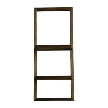 Imagem de Fxzqgnh Prateleira Flutuante para Montagem em Parede, Decoração Rústica, Prateleira de Parede Decorativa Suspensa para Apartamento, Cozinha, Sala de Estar, Do, Marrom, Tamanho real