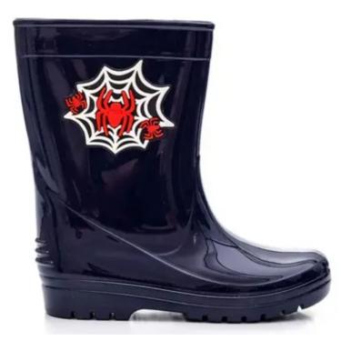 Imagem de Galocha Luelua Personagem Homem Aranha Calce Fácil Infantil Marinho