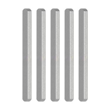 Imagem de MotiveTech 5x Placas de aço para Colete de Peso, Cabeça Redonda, para Academia em Casa, Placas de Treinamento de Força Reforçadas para Corrida, Ciclismo Cardio, 25cmx25cmx07cm