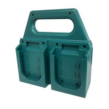 Imagem de KAIYUEMAOYI Suporte de Bateria Portátil Leve E Resistente de 18 V para Armazenamento, 4 Vagas, Tamanho real