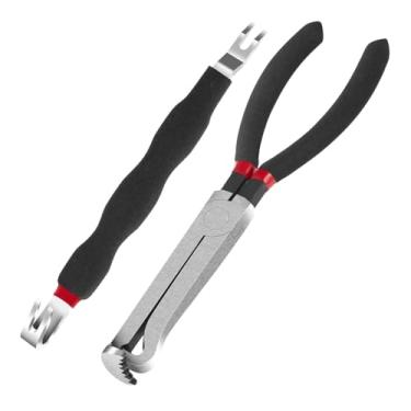 Imagem de Generic Desconectar elétrico Peladores de conector elétrico Ferramentas de remoção de linha de linha de linha de ferramentas automotivas para eletricista de, Preto Reto