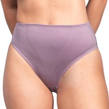 Imagem de Calcinha Cintura Alta Cavada Modela Barriga Duloren 129519, EG, Berinj