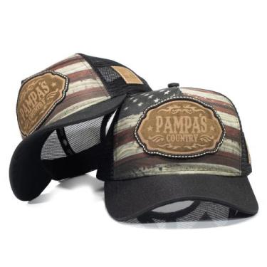 Imagem de Boné Trucker Telinha Linha County Pampa's Country Original Envio Imedi