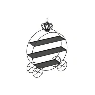 Imagem de Suporte de bolo suporte de sobremesa estilo europeu multicamadas suporte de confeitaria 3 camadas suporte para cupcake para apresentação de chá de casamento e tarde prato de bolo doces cupcake