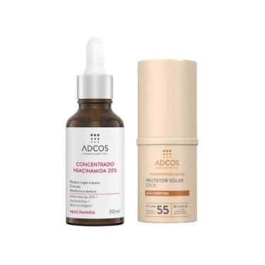 Imagem de Kit 1 Concentrado Niacinamida 20% Adcos Sérum Facial 30ml