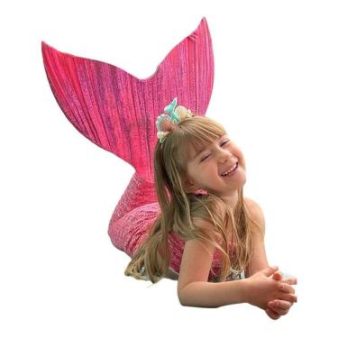 Imagem de Cauda De Sereia Completa Nadar + Nadadeira Sapatinho Isadora