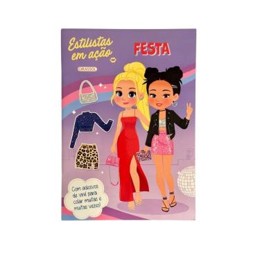 Imagem de Estilistas Em Ação - Festa - Com Adesivos de Vinil Para Colar Muitas Vezes!