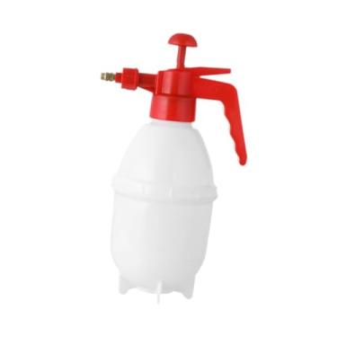 Imagem de Baoblaze Pulverizador de bomba manual com bico de latão, cabo antiderrapante reforçado, garrafa de spray de água de pressão portátil para limpeza de ervas, Branco 0.8l
