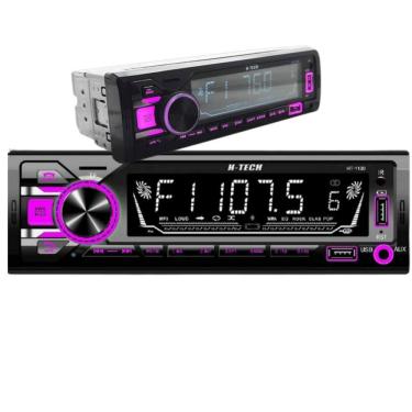 Imagem de Auto Rádio 1 Din H-Tech Entrada Usb Sd Auxiliar Bluetooth