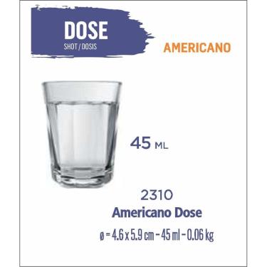 Imagem de Copo De Vidro - Americano Dose 45Ml - 12 Copos