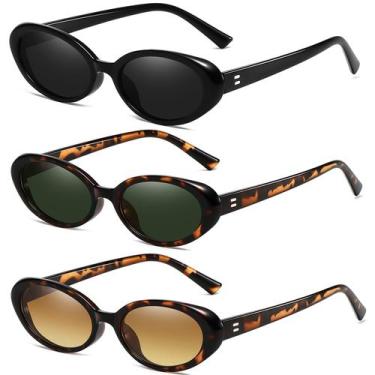 Imagem de Óculos de sol Breaksun Retro Oval 90s Vintage para mulheres e homens