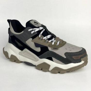 Imagem de Tênis Qix Trek Bege Grafite, 41, Bege, Grafite