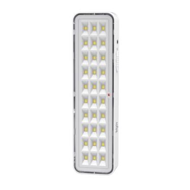 Imagem de Luminária De Emergência 30 LEDS 2W Elgin Bivolt Bateria até 6 horas Luz Branca Fria